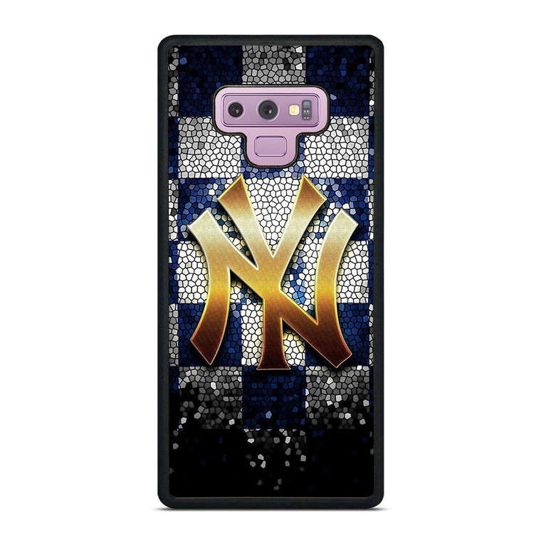 NEW YORK YANKEES GLASS ART Samsung Galaxy Note 9 Case