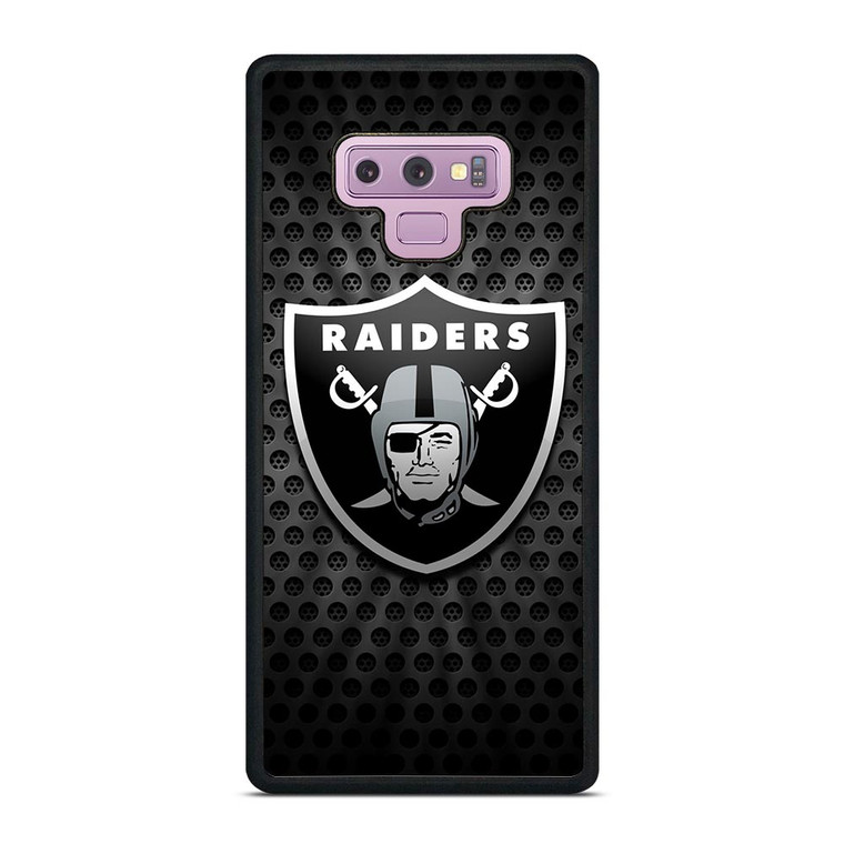 OAKLAND RAIDERS METAL LOGO Samsung Galaxy Note 9 Case