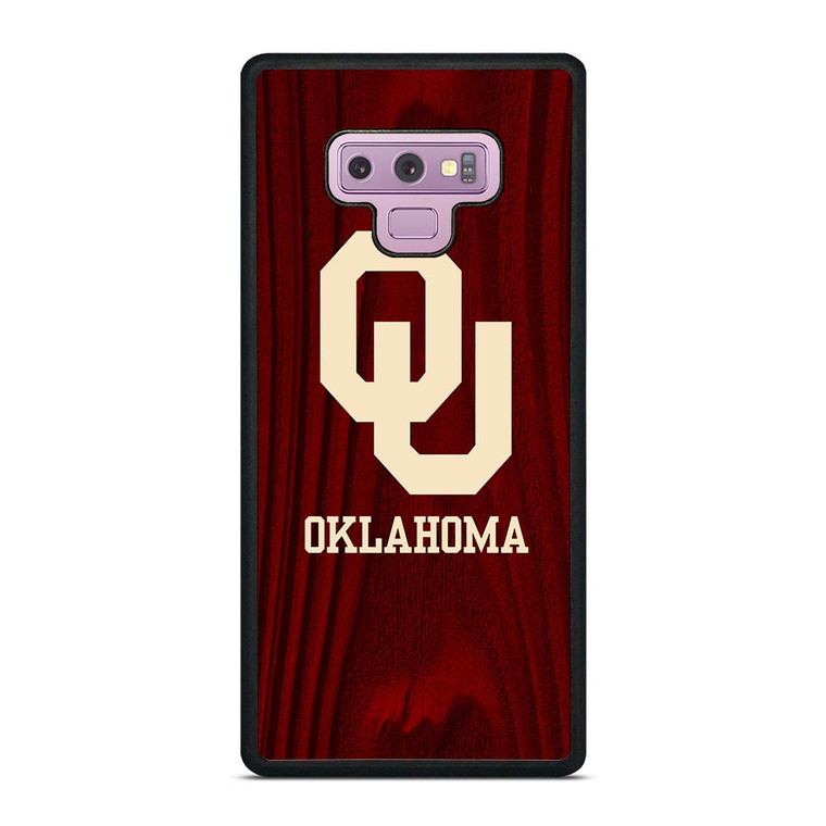 OKLAHOMA SOONERS WOODEN LOGO Samsung Galaxy Note 9 Case