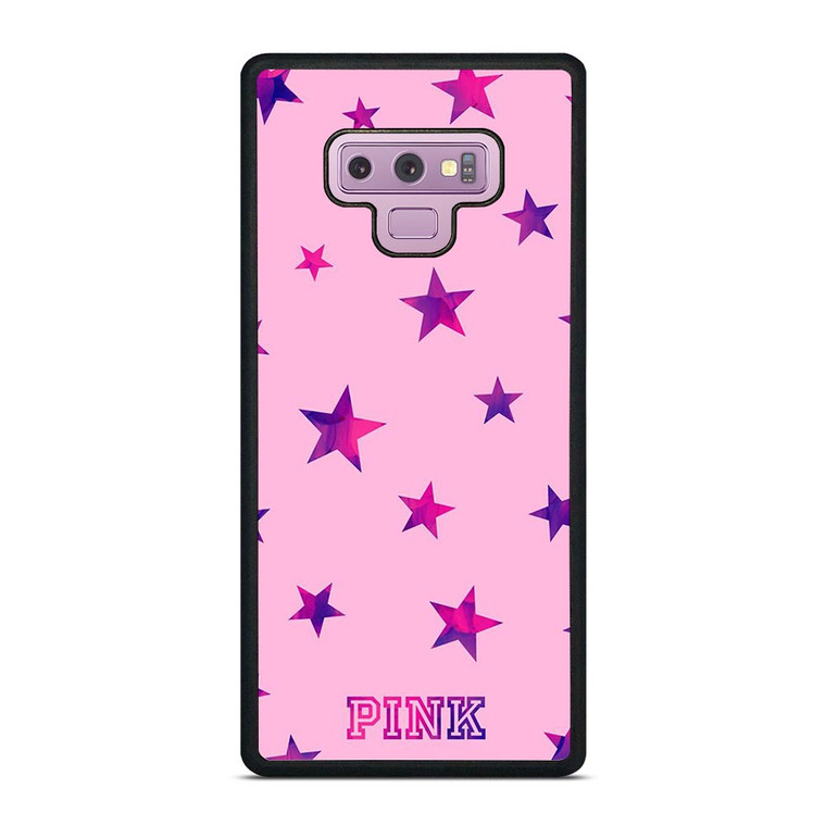 PINK VICTORIA SECRET STARS Samsung Galaxy Note 9 Case