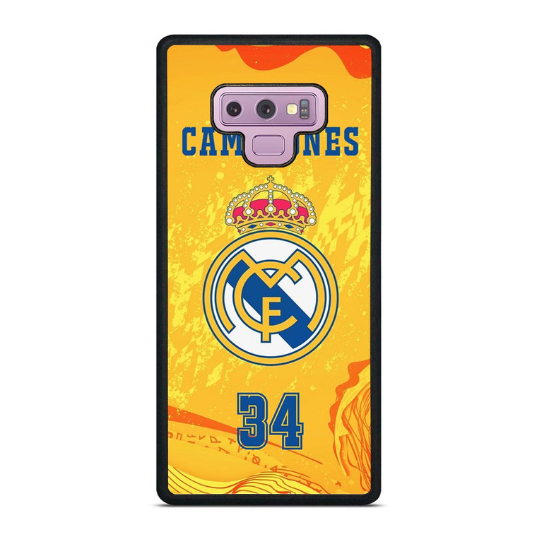 REAL MADRID CF CAMPEONES 34 Samsung Galaxy Note 9 Case