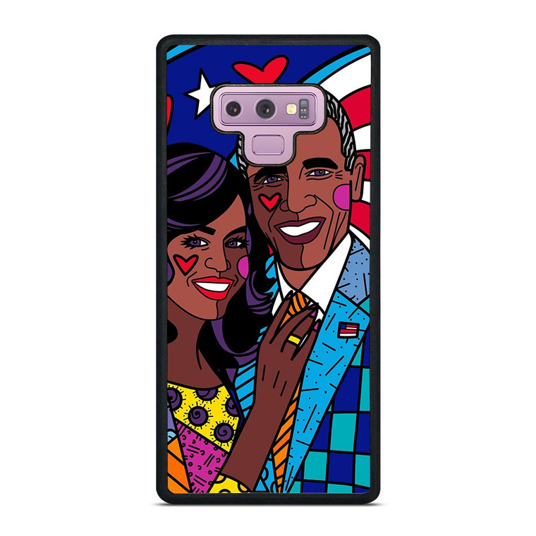 ROMERO BRITTO BARACK OBAMA Samsung Galaxy Note 9 Case