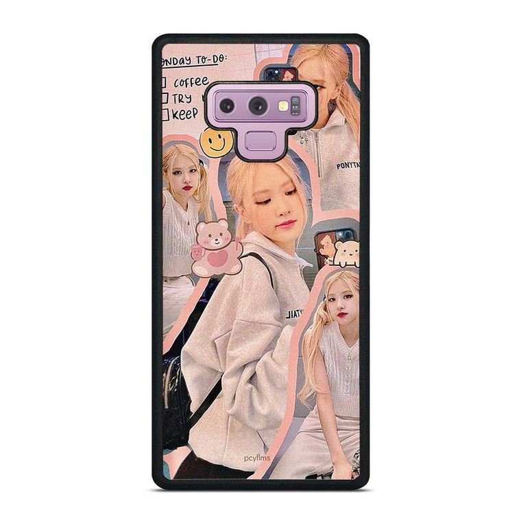 ROSE BLACKPINK CUTE COLLAGE Samsung Galaxy Note 9 Case