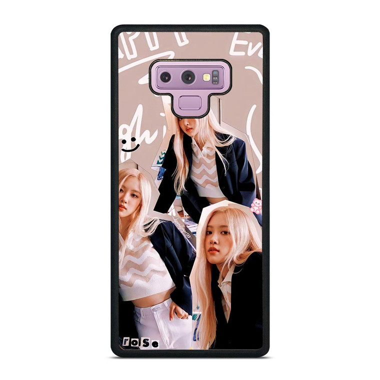 ROSE BLACKPINK SCRIBBLED Samsung Galaxy Note 9 Case