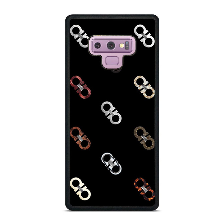 SALVATORE FERRAGAMO LOGO PATTERN Samsung Galaxy Note 9 Case