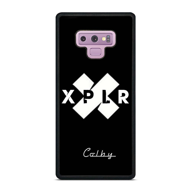 SAM AND COLBY XPLR LOGO Samsung Galaxy Note 9 Case
