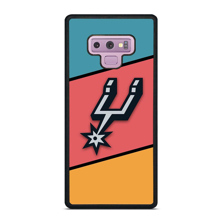 SAN ANTONIO SPURS COLORFUL LOGO Samsung Galaxy Note 9 Case