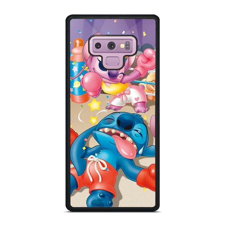 STITCH AND GIRLFRIEND BOXING Samsung Galaxy Note 9 Case