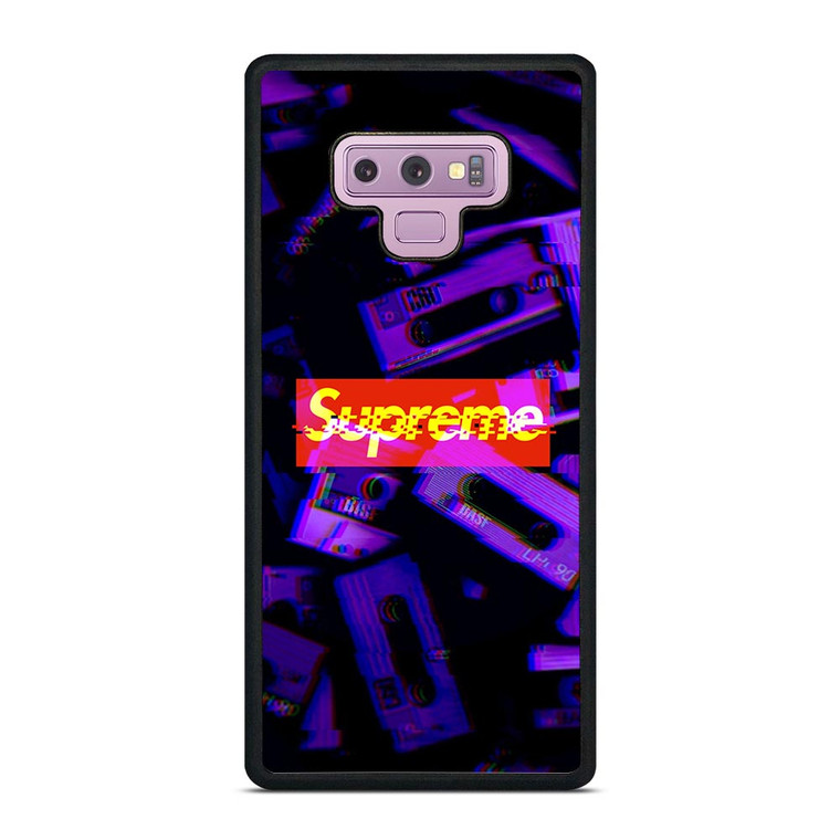 SUPREME PURPLE CASSETTE GLITCH Samsung Galaxy Note 9 Case SUPREME PURPLE CASSETTE GLITCH Samsung Galaxy Note 9 Case