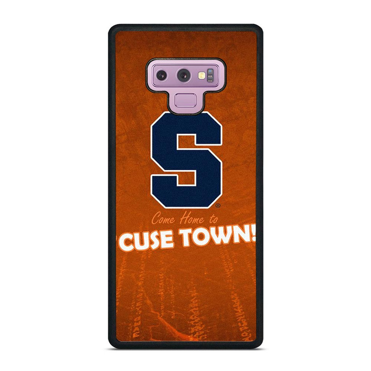 SYRACUSE ORANGE FOOTBALL Samsung Galaxy Note 9 Case SYRACUSE ORANGE FOOTBALL Samsung Galaxy Note 9 Case