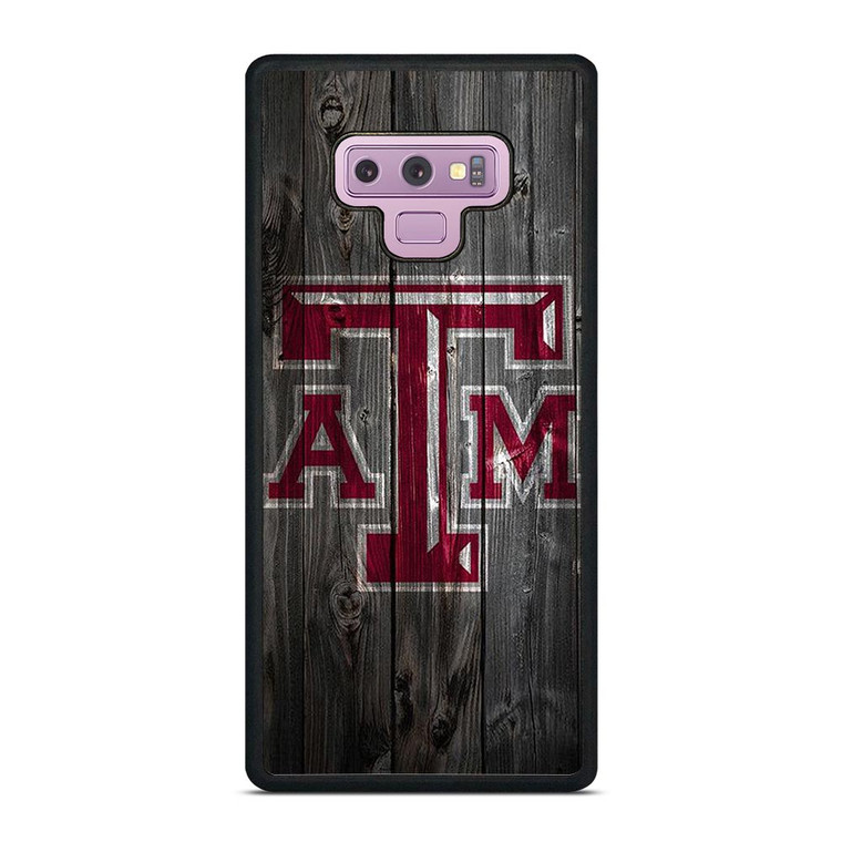 TEXAS AGGIES WOODEN LOGO Samsung Galaxy Note 9 Case TEXAS AGGIES WOODEN LOGO Samsung Galaxy Note 9 Case