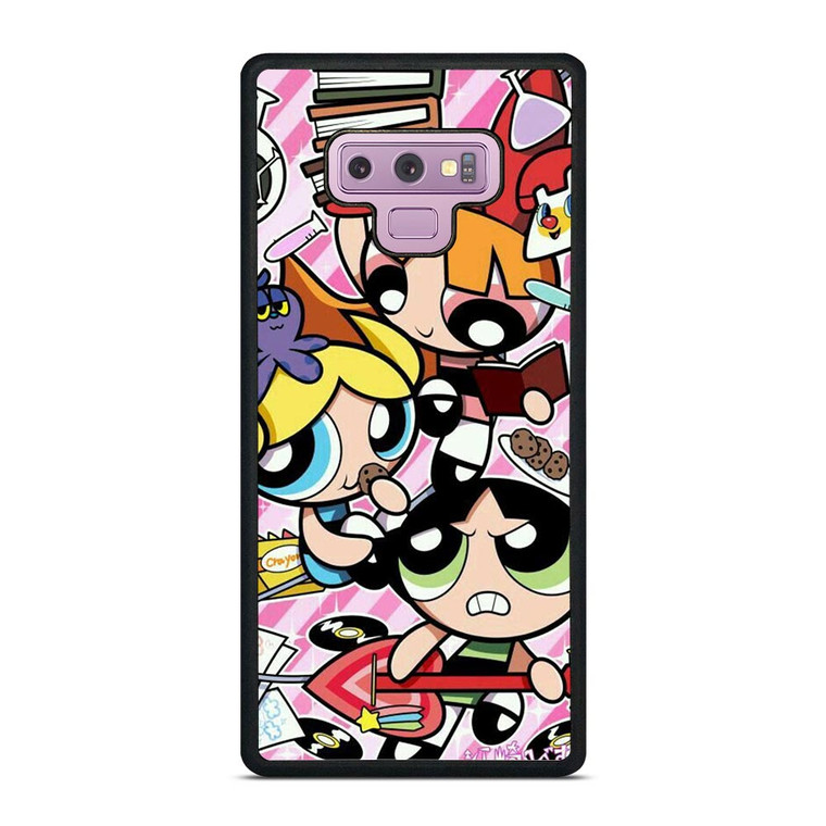 THE POWERPUFF GIRLS COLLAGE Samsung Galaxy Note 9 Case THE POWERPUFF GIRLS COLLAGE Samsung Galaxy Note 9 Case