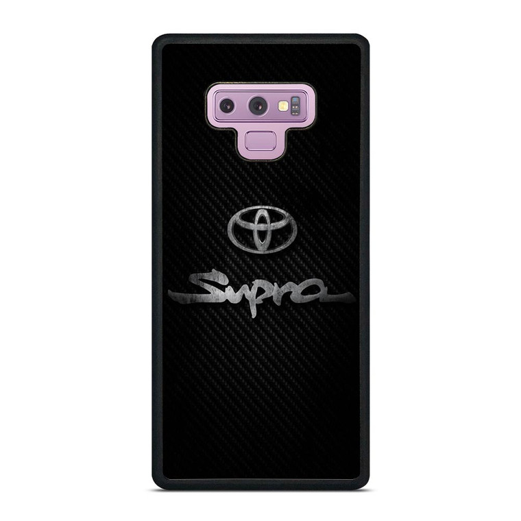 TOYOTA SUPRA CARBON LOGO Samsung Galaxy Note 9 Case TOYOTA SUPRA CARBON LOGO Samsung Galaxy Note 9 Case