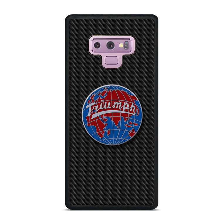TRIUMPH WORLDWIDE LOGO CARBON Samsung Galaxy Note 9 Case TRIUMPH WORLDWIDE LOGO CARBON Samsung Galaxy Note 9 Case