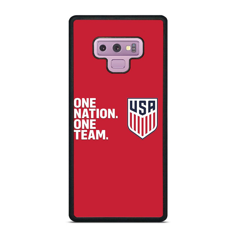 USA SOCCER ONE NATION ONE TEAM Samsung Galaxy Note 9 Case USA SOCCER ONE NATION ONE TEAM Samsung Galaxy Note 9 Case
