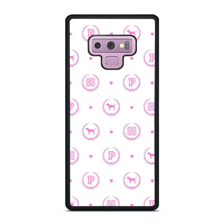 VICTORIA'S SECRET PINK LOVE DOG 86 Samsung Galaxy Note 9 Case VICTORIA'S SECRET PINK LOVE DOG 86 Samsung Galaxy Note 9 Case