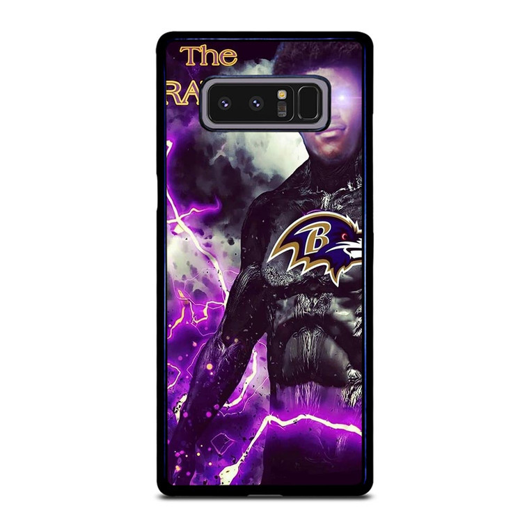 LAMAR JACKSON BALTIMORE RAVENS ART Samsung Galaxy Note 8 Case