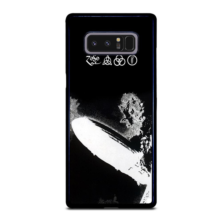 LED ZEPPELIN BLACK WHITE LOGO Samsung Galaxy Note 8 Case