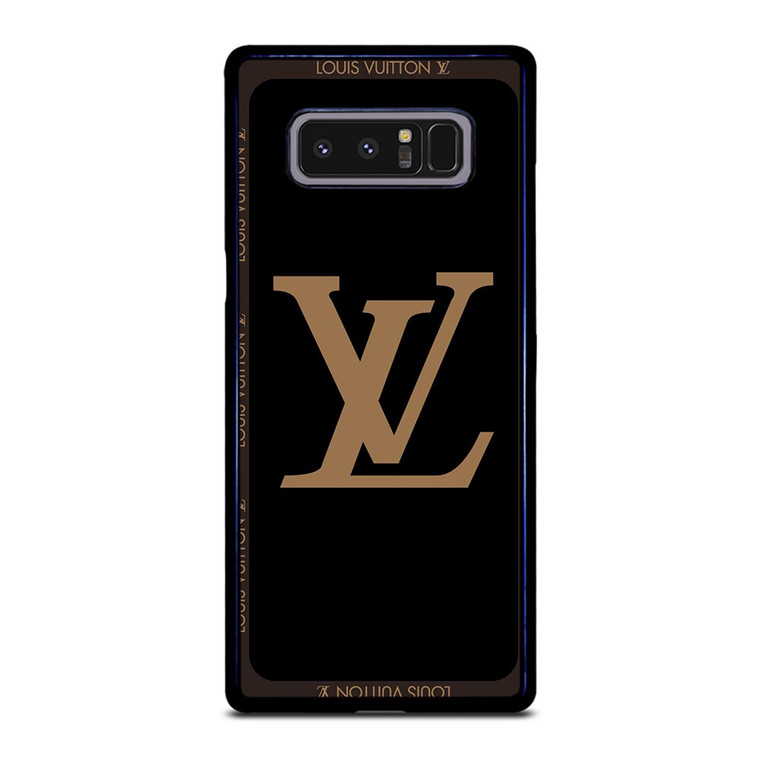LOUIS VUITTON ROUND BLACK Samsung Galaxy Note 8 Case