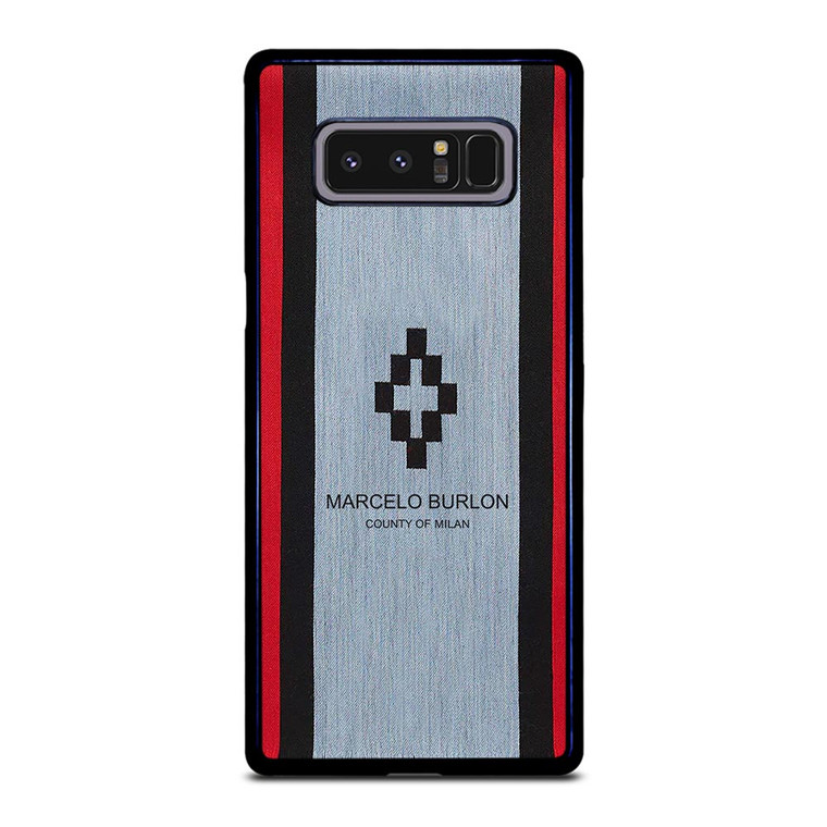 MARCELO BURLON STRIPE LOGO Samsung Galaxy Note 8 Case
