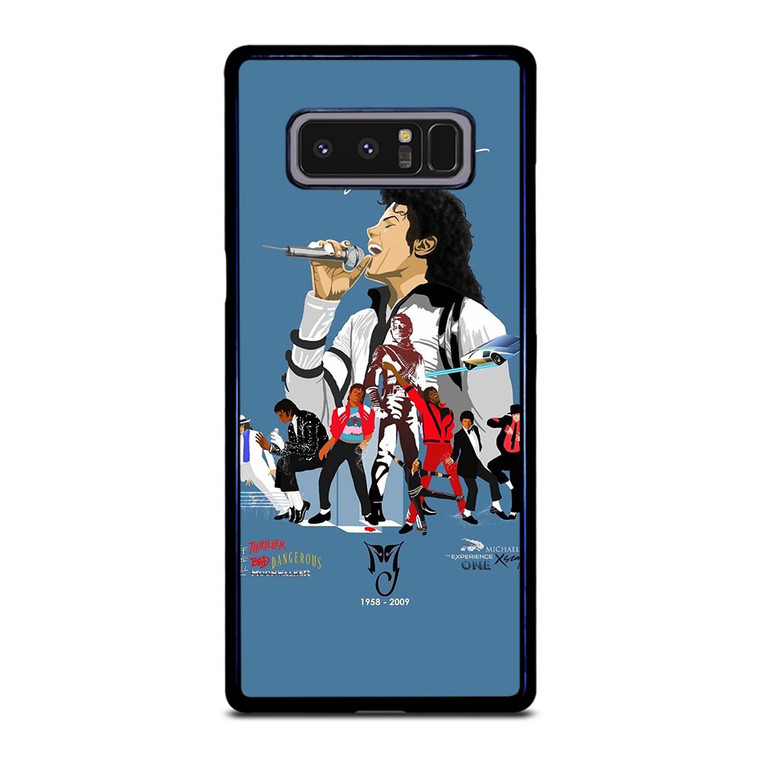 MICHAEL JACKSON CARTOON Samsung Galaxy Note 8 Case