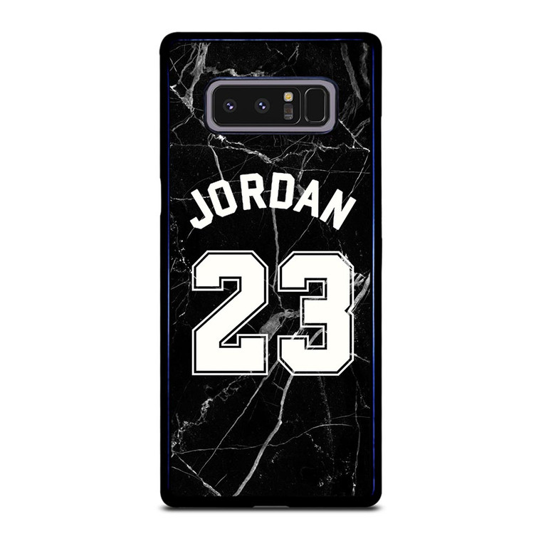 MICHAEL JORDAN 23 BLACK MARBLE Samsung Galaxy Note 8 Case