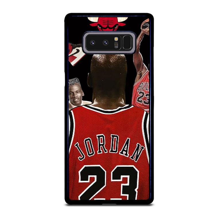 MICHAEL JORDAN CHICAGO BULLS COLLAGE Samsung Galaxy Note 8 Case