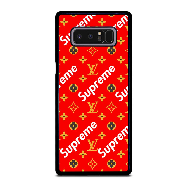 NEW SUPREME RED GOLD PATTERN Samsung Galaxy Note 8 Case