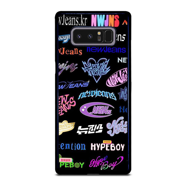 NEWJEANS STICKER COLLAGE Samsung Galaxy Note 8 Case