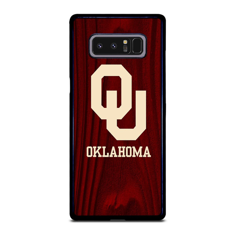 OKLAHOMA SOONERS WOODEN LOGO Samsung Galaxy Note 8 Case