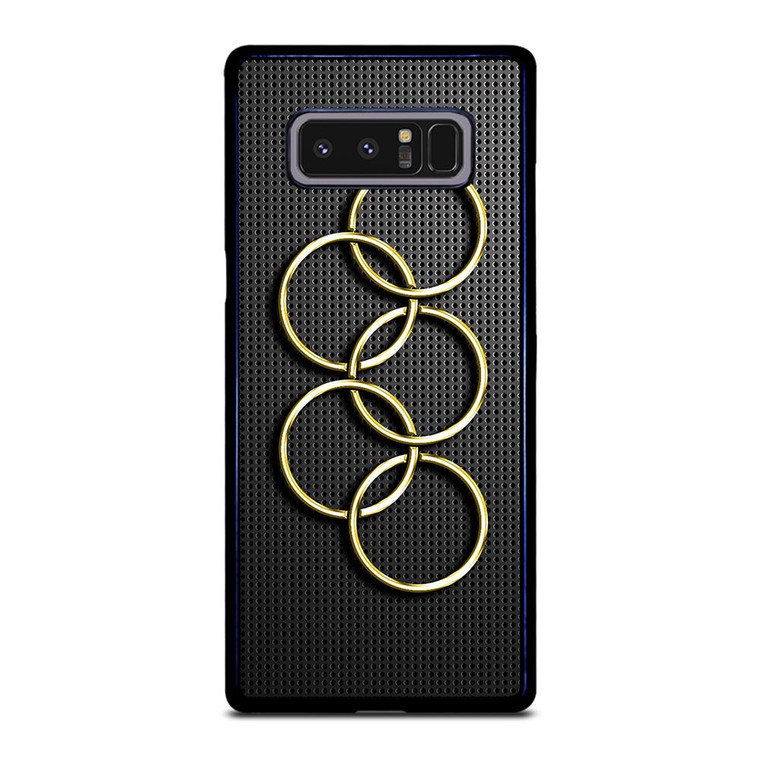 OLYMPIC RINGS GOLD CARBON Samsung Galaxy Note 8 Case