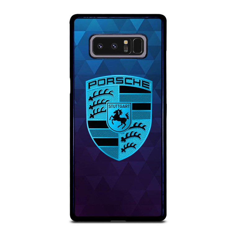 PORSCHE CAR BLUE LOGO Samsung Galaxy Note 8 Case