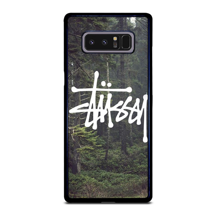 STUSSY SPOOKY FOREST LOGO Samsung Galaxy Note 8 Case