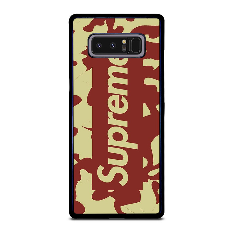 SUPREME RED CREAM LOGO Samsung Galaxy Note 8 Case
