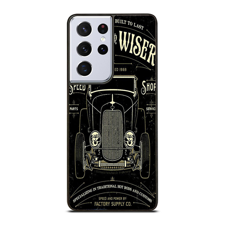 HOT RODS FACTORY VINTAGE RETRO CAR Samsung Galaxy S21 Ultra Case