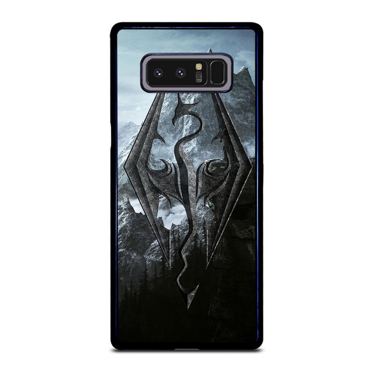 THE ELDER SCROLLS V SKYRIM LOGO Samsung Galaxy Note 8 Case THE ELDER SCROLLS V SKYRIM LOGO Samsung Galaxy Note 8 Case