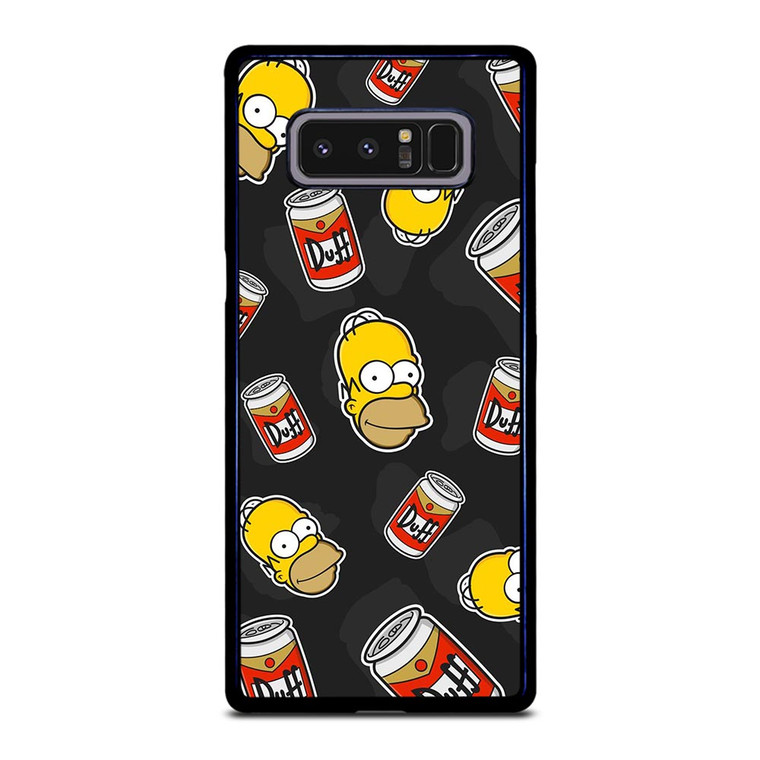 THE SIMPSONS HOMER DUFF BEER Samsung Galaxy Note 8 Case THE SIMPSONS HOMER DUFF BEER Samsung Galaxy Note 8 Case