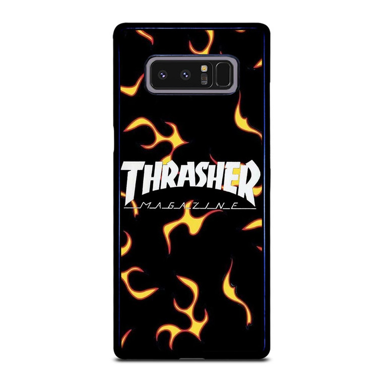 THRASHER SKATEBOARD MAGAZINE FLAME Samsung Galaxy Note 8 Case THRASHER SKATEBOARD MAGAZINE FLAME Samsung Galaxy Note 8 Case