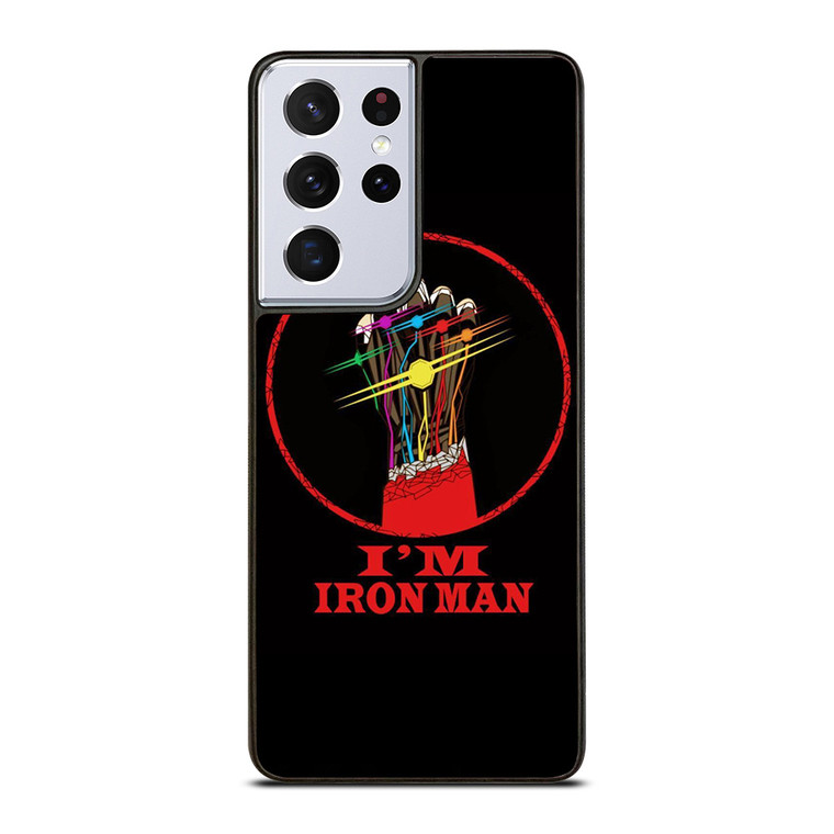 I AM IRON MAN INFINITY STONE Samsung Galaxy S21 Ultra Case