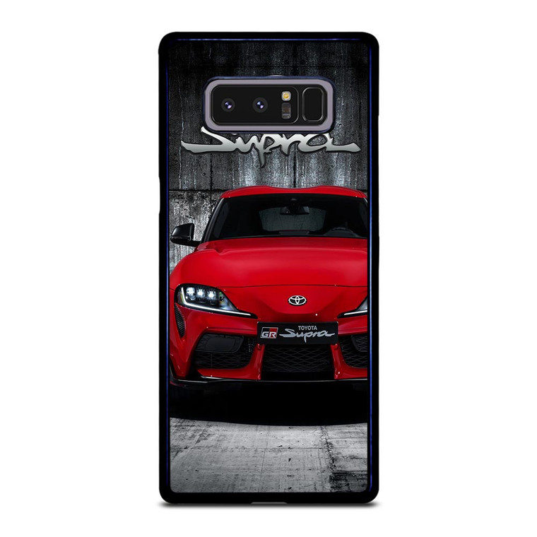 TOYOTA SUPRA RED CAR Samsung Galaxy Note 8 Case TOYOTA SUPRA RED CAR Samsung Galaxy Note 8 Case