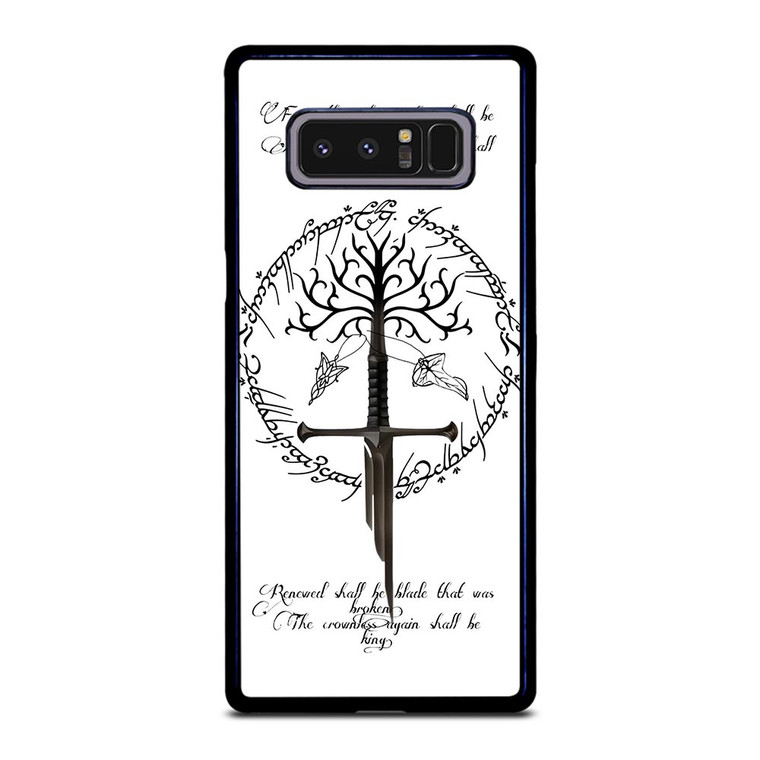 TREE LORD OF THE RING SWORD Samsung Galaxy Note 8 Case TREE LORD OF THE RING SWORD Samsung Galaxy Note 8 Case