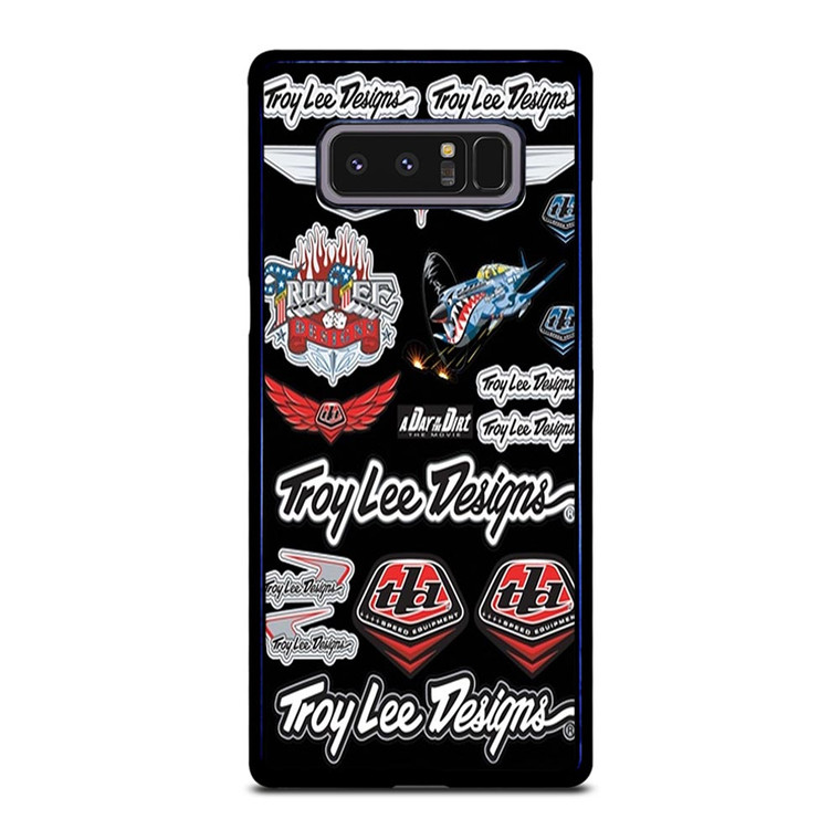 TROY LEE DESIGNS STICKER COLLECTION Samsung Galaxy Note 8 Case TROY LEE DESIGNS STICKER COLLECTION Samsung Galaxy Note 8 Case
