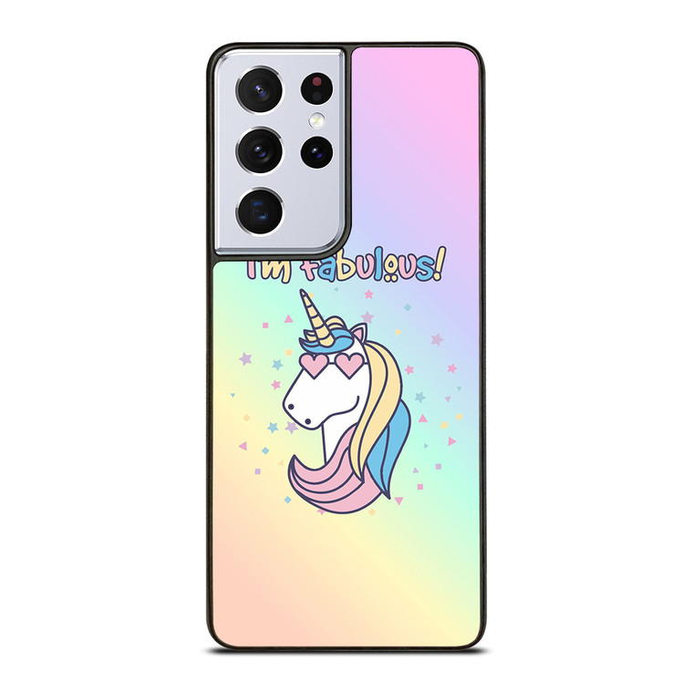 I'M FABULOUS UNICORN Samsung Galaxy S21 Ultra Case