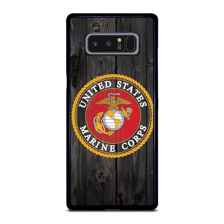 USMC US MARINE CORPS WOOD Samsung Galaxy Note 8 Case