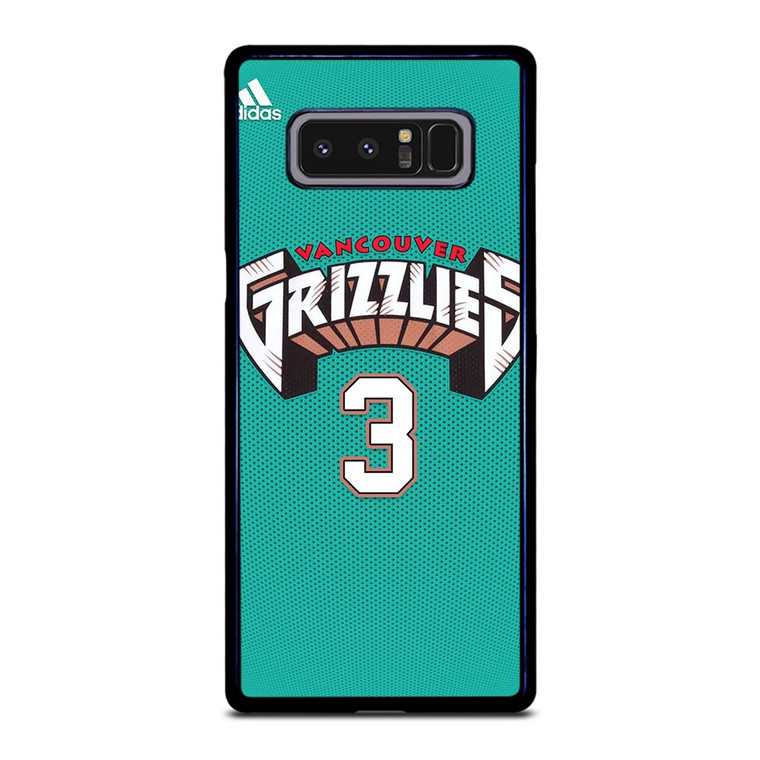 VANCOUVER GRIZZLIES 3 JERSEY Samsung Galaxy Note 8 Case