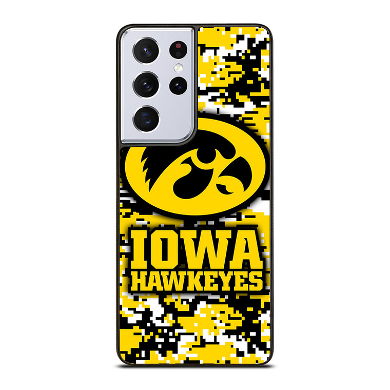 IOWA HAWKEYES CAMO Samsung Galaxy S21 Ultra Case