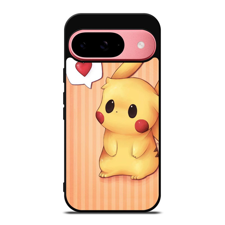 PIKACHU POKEMON LOVE SIGN Google Pixel 9 Case