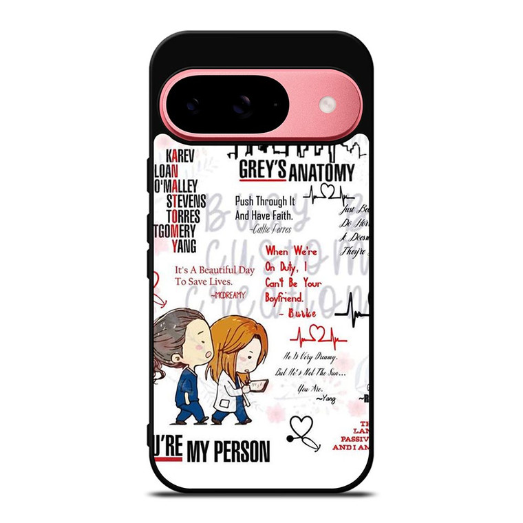 QUOTES OF GREY'S ANATOMY Google Pixel 9 Case