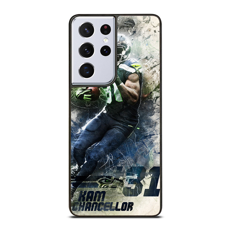 KAM CHANCELLOR SEATTLE SEAHAWKS NEW-iPHONE 8 PLUS Samsung Galaxy S21 Ultra Case
