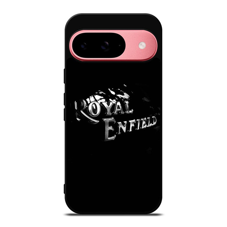 ROYAL ENFIELD BLACK TANK METAL LOGO Google Pixel 9 Case